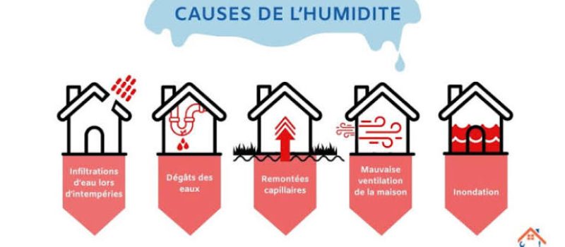 cause de lhumidité