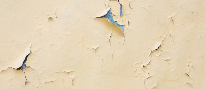 peinture qui s'écaille